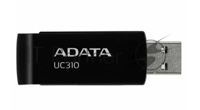 Флешка USB ADATA UC310 (UC310-128G-RBK), 128Gb, USB 3.2 Gen 1, R/W 100/30, черный