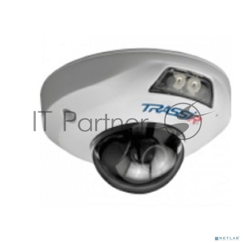 Уличная 2Мп IP-камера TRASSIR TR-D4121IR1 v6 2.8 с ИК-подсветкой. Матрица 1/2.7" CMOS, разрешение 2Мп