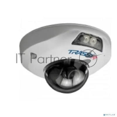 Уличная 2Мп IP-камера TRASSIR TR-D4121IR1 v6 2.8 с ИК-подсветкой. Матрица 1/2.7" CMOS, разрешение 2Мп