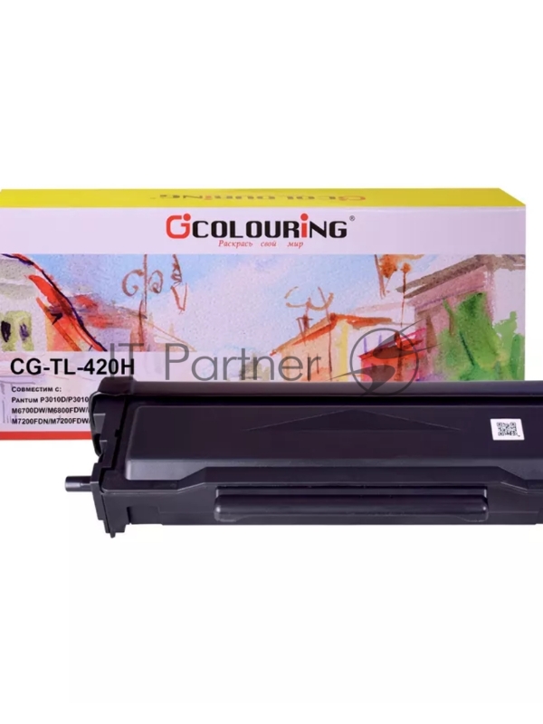 Картридж Colouring CG-TL-420H черный (3000 копий) для принтеров Pantum P3010D/P3010DW/P3300DN/P3300DW/M6700D/M6700DW/M6800FDW/M7100DN/M7100DW/M7200FD/M7200FDN/M7200FDW/M7300FDN/M7300FDW