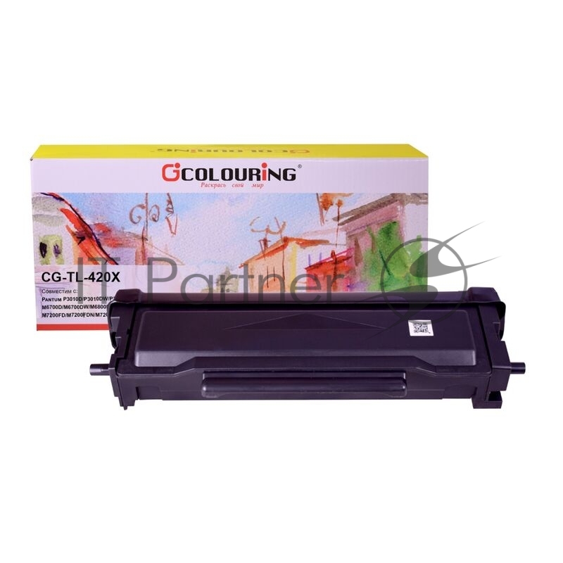 Картридж Colouring CG-TL-420X черный (6000 стр) для Pantum P3010D/P3010DW/P3300DN/P3300DW/M6700D/M6700DW/M6800FDW/M7100DN/M7100DW/M7200FD/M7200FDN/M7200FDW/M7300FDN/M7300FDW