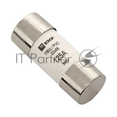 Вставка плавкая цилиндрическая ПВЦ 22х58 125А EKF pvc-22x58-125