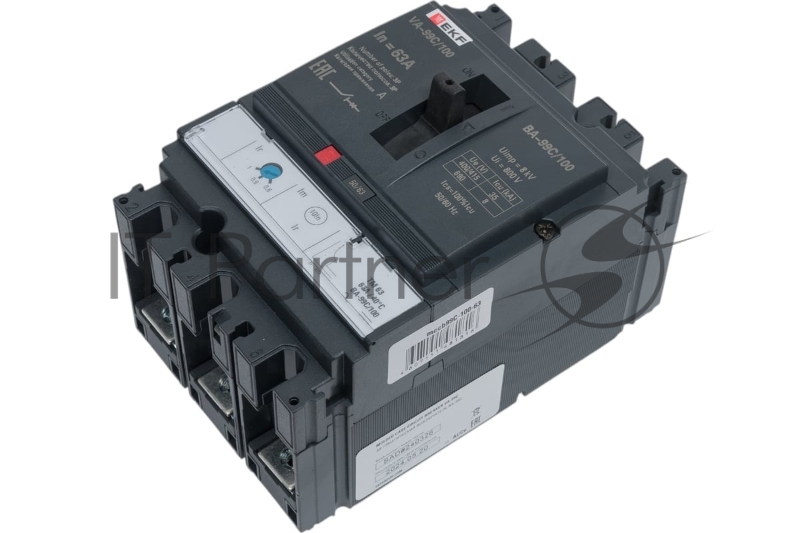Выключатель автоматический EKF PROxima mccb99C-100-63 3п 100/63А 36кА ВА-99C Compact NS