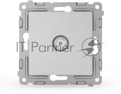 Розетка TV TOKOV ELECTRIC оконечная СП Pixel 1DB механизм алюм.