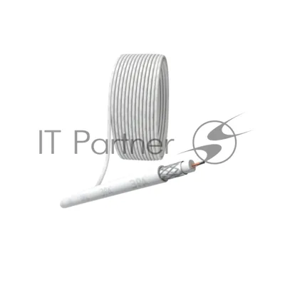 Кабель коаксиальный ЭРА RG-6U CCS/оплетка Al 48проц. PVC Simple 75Ом белый