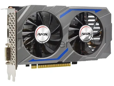 Видеокарта AFOX GeForce GTX 1650, 4 GB GDDR6, 128 bit, DVI-D, DisplayPort, HDMI, GPU 1485 MHz