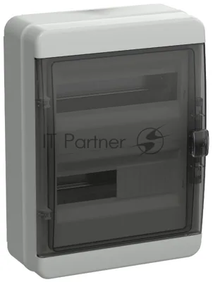 Корпус пластиковый КМПн-24 IP65 черный прозрачная дверь TEKFOR IEK TF5-KP72-N-24-65-K03-K02