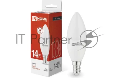 Лампа светодиодная LED-СВЕЧА-VC 14Вт E14 4000К 1330лм IN HOME 4690612047768