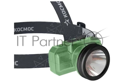 Фонарь аккумуляторный налобный Космос KOC516Lit 2Вт LED Li-ion 14500 500 мАч корпус ABS-пластик USB-шнур type C регулируемый эласт. ремешок