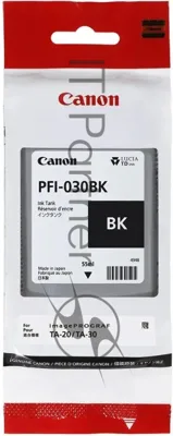 Картридж струйный Canon Pigment Ink PFI-030 Matte черный (TM240/TM340) 55ml