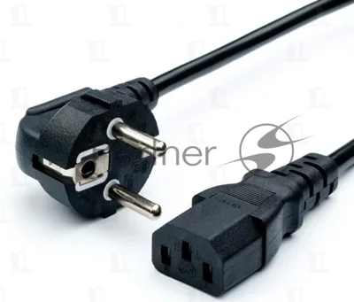 Кабель питания GoPower CEE 7/7-C13 3.0M 00-00027328 черный