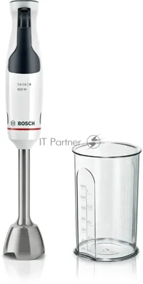 Блендер погружной Bosch MSM4W210 белый, 600 Вт, плавная регулировка