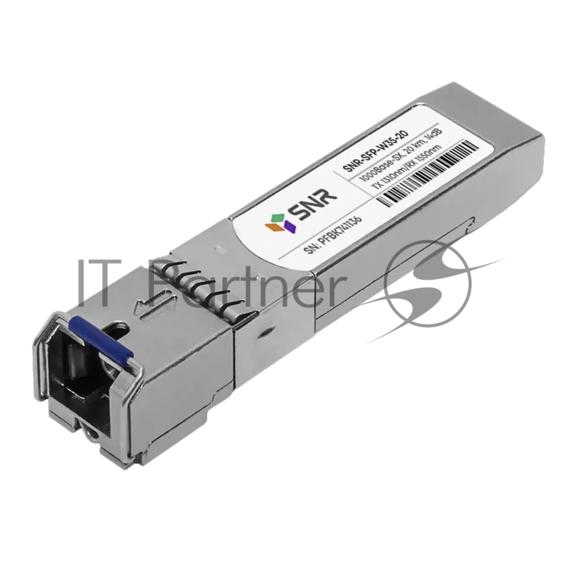 Модуль SNR SFP WDM, дальность до 20км (14dB), 1310нм LC