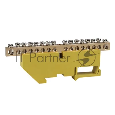 Шина нулевая с изолятором OptiKit BB-D-PE-DIN-16-6х9 желт. КЭАЗ 277843