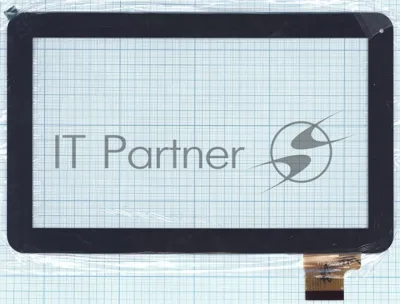 Сенсорное стекло (тачскрин) YTG-P10019-F4, черное