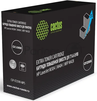 Картридж лазерный Cactus CSP-CF259X-MPS (CF259X) черный (15000 стр.) для HP LJ M304/M404/MFP M428