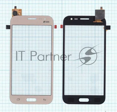 Сенсорное стекло (тачскрин) для Samsung Galaxy J2 SM-J200, золотое
