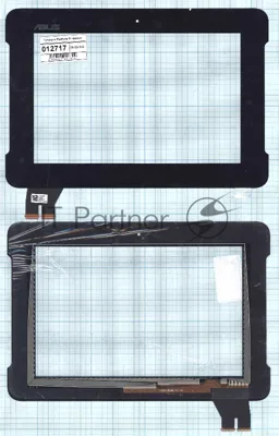 Сенсорное стекло (тачскрин) для Asus PadFone S (PF500KL) Station, черное