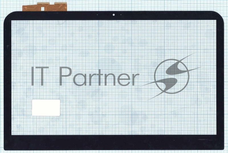 Сенсорное стекло (тачскрин) для Dell Inspiron 14R-3421, черное с рамкой