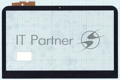 Сенсорное стекло (тачскрин) для Dell Inspiron 14R-3421, черное с рамкой
