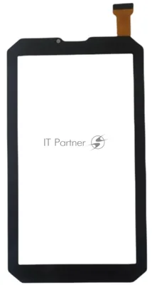 Сенсорное стекло (тачскрин) для Prestigio Muze 4667 3G, черное