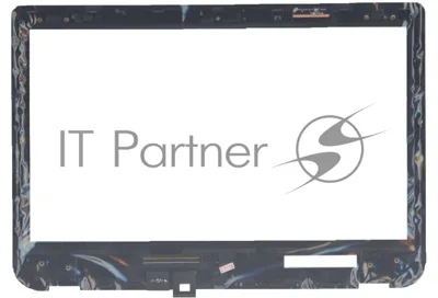 Сенсорное стекло (тачскрин) для Toshiba Satellite U40T S40T, черный с рамкой