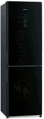 Холодильник Hitachi R-BG410PUC6X GBK черный двухкамерный 215/105л морозилка снизу, No Frost