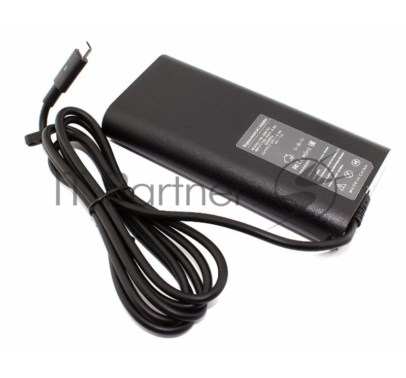 Блок питания (сетевой адаптер) для ноутбуков Dell 5V/20V-6.5A 130W Type-C, OEM