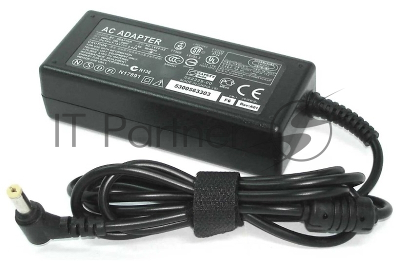 Блок питания (сетевой адаптер) для ноутбуков Delta 19V 3.42A 5.5x1.7, REPLACEMENT