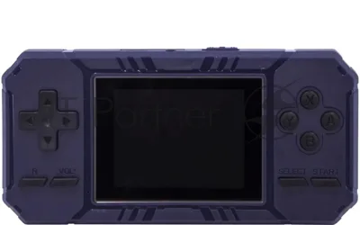 Портативная игровая консоль PGP AIO Junior FC25c синяя (500 игр, 8 Bit, 3.0 " HD, Micro USB, 850 мAч, microSD, AV)