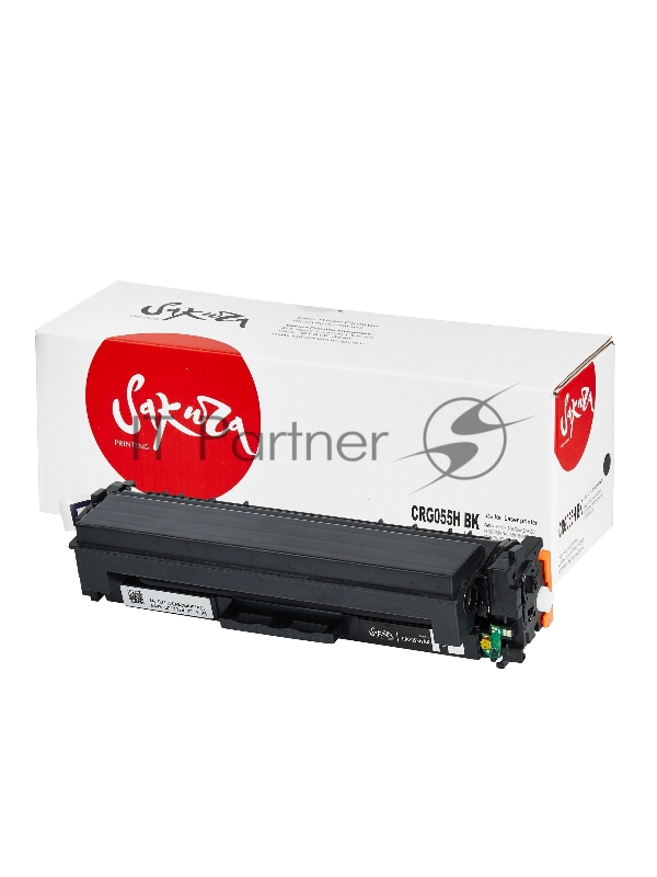 Картридж лазерный Sakura 055HBK (3020C002) для Canon MF742/MF746CX/MF744CDW/LBP664CX/LBP663CDW/400M454DN/400M454DW/400M479DW/400M479FDN/400M479FDW, черный, 7600 к. (чип без счетчика копий)