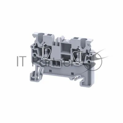 Клемма проходная пружинная КЭАЗ OptiClip CХ-2,5-I-24A-(0,2-2,5)-серый