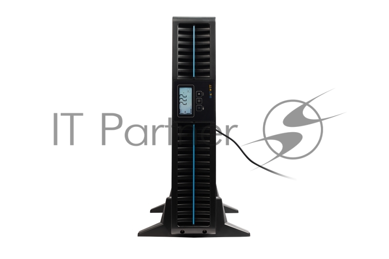 Источник бесперебойного питания SMARTWATT Онлайн, 1000/900 ВА/Вт, стоечный/напольный, LCD дисплей, Shuko CEE7/4 - 2 шт.