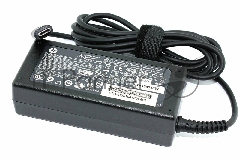 Блок питания (сетевой адаптер) для ноутбуков HP 20V 3.25A 65W Type-C