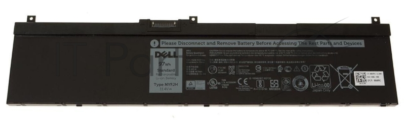 Аккумуляторная батарея для ноутбука Dell Precision 7730 (NYFJH) 11.4V, 97Wh