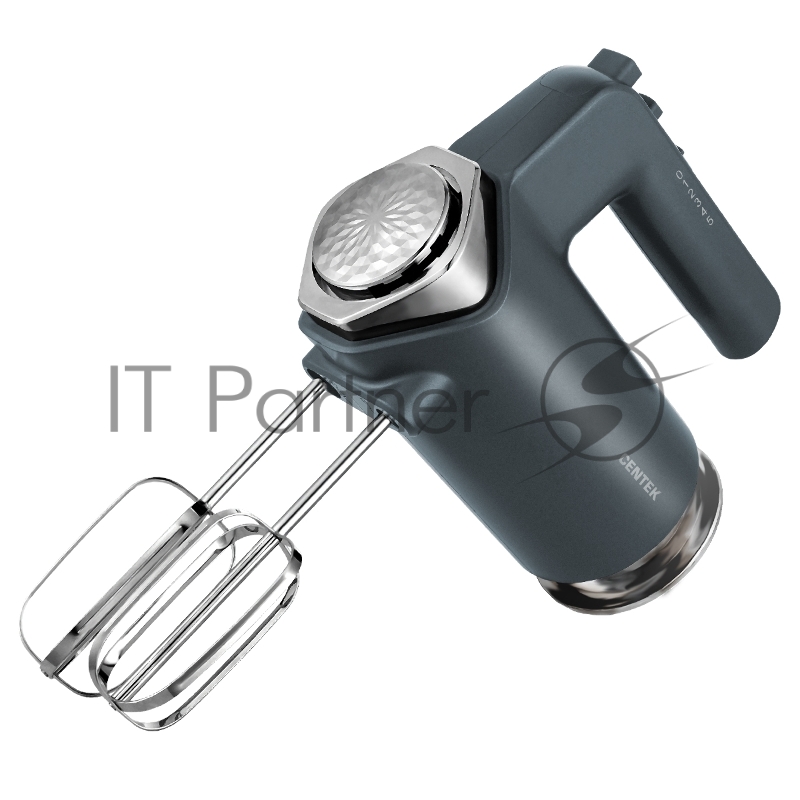 Миксер Centek CT-1100 серый, ручной, 800 Вт, 5 скоростей