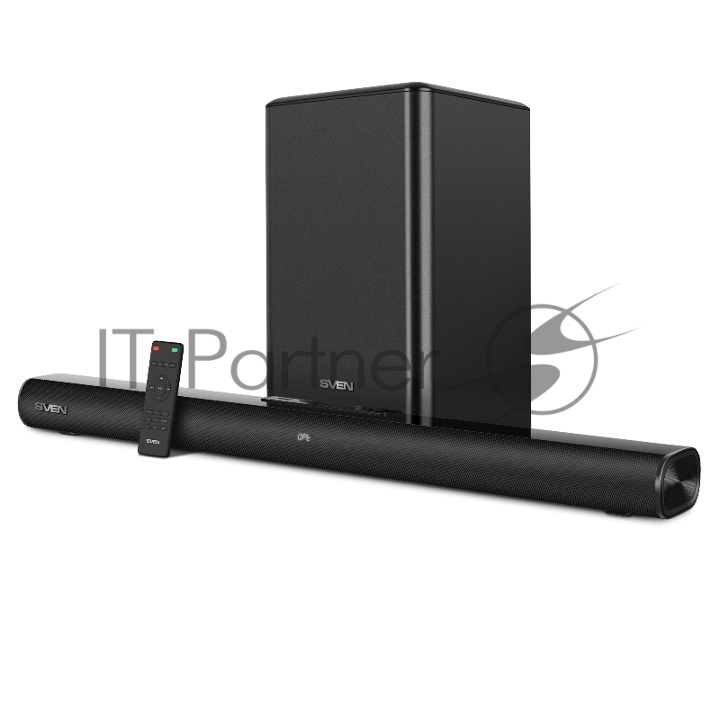 Саундбар SVEN SB-2200D черный (2 x 60W, Bluetooth сабвуфер 180W, пульт ДУ, LED-дисплей, HDMI, USB)
