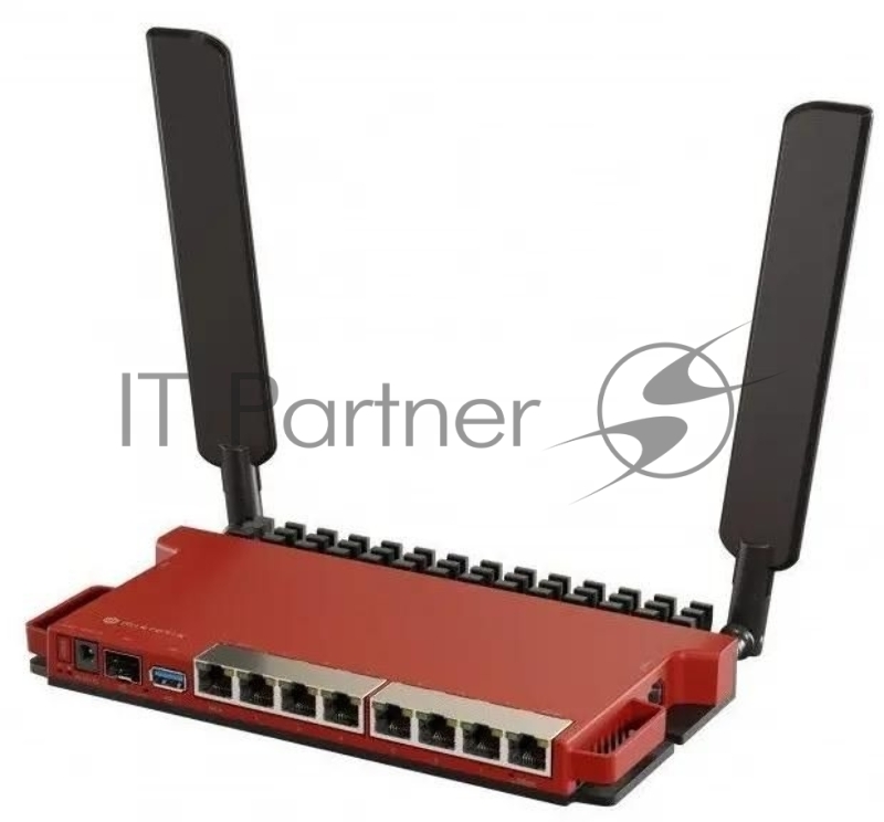 Роутер беспроводной MikroTik L009UiGS-2HaxD-IN AX600 10/100/1000BASE-TX, 2.4Ггц, 8*1Gbit, 1*SFP 2.5Gbit