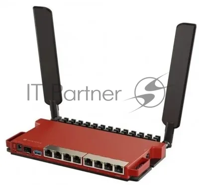 Роутер беспроводной MikroTik L009UiGS-2HaxD-IN AX600 10/100/1000BASE-TX, 2.4Ггц, 8*1Gbit, 1*SFP 2.5Gbit