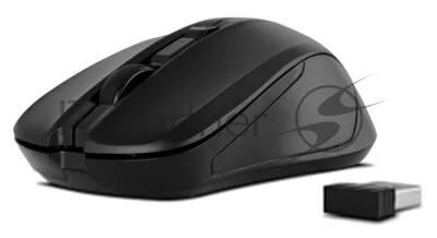 Мышь беспроводная SVEN RX-270W черный, 1600 dpi, радиоканал, USB, кнопки - 4