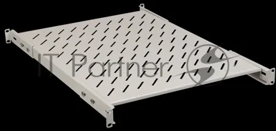 Полка стационарная ITK FS35-600PI-R, 1U 19" 600мм, серый