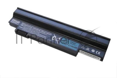 Аккумуляторная батарея для ноутбука Acer Aspire one 532h 533h eMachines350 10.8V 6600mah OEM, черный