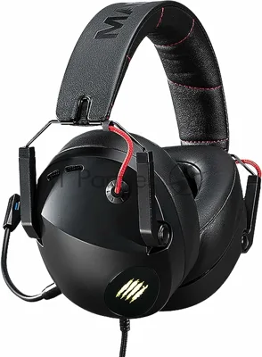 Гарнитура проводная игровая Mad Catz P.I.L.O.T. 5 черные (7.1, USB, RGB подсветка, 50 мм)