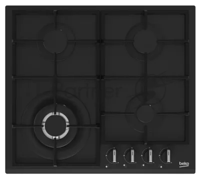 Газовая варочная поверхность Beko HIYG 64225 SBO, 4 конфорки, нержавеющая сталь, 7800 Вт