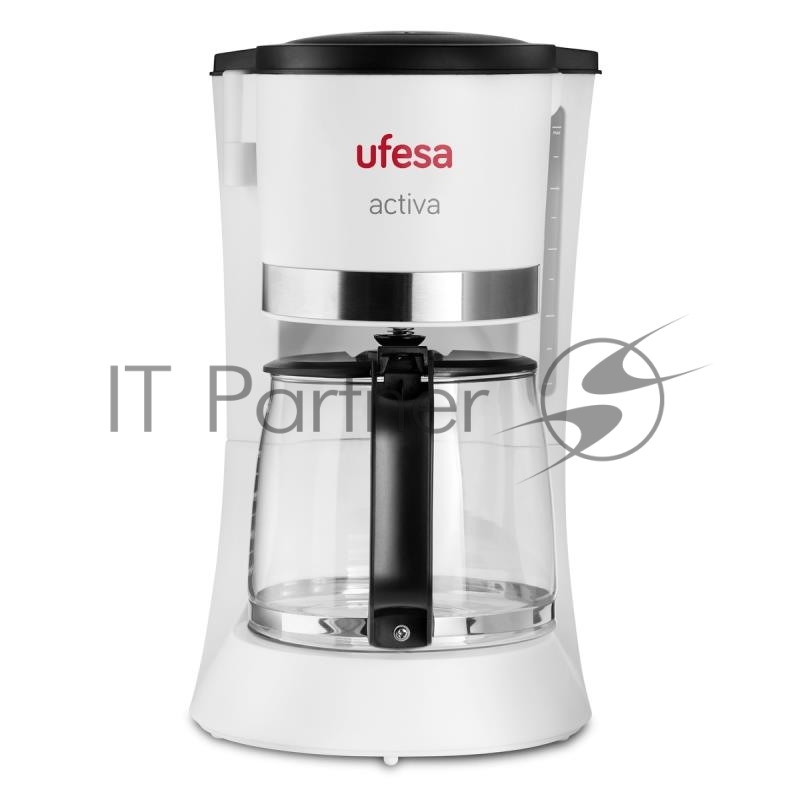Кофеварка капельная Ufesa CG7123 ACTIVA белый, исп. кофе - молотый, 1.5 л, 800 Вт.