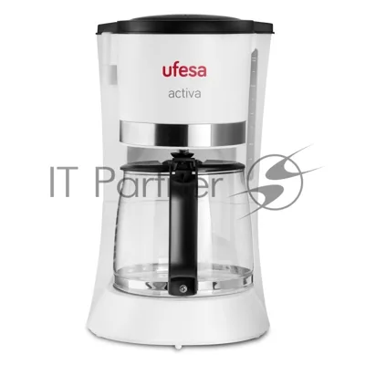 Кофеварка капельная Ufesa CG7123 ACTIVA белый, исп. кофе - молотый, 1.5 л, 800 Вт.