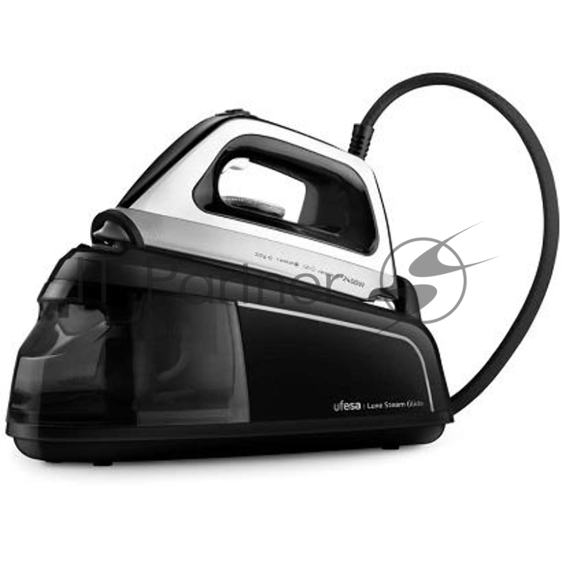 Паровая станция Ufesa LUXE STEAM GLIDE черный/серебристый, 2400 Вт, 90 г/мин, 220 г/мин, 1200 мл