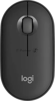 Мышь беспроводная Logitech Pebble 2 M350S графитовый, 4000 dpi, Bluetooth, кнопки - 3