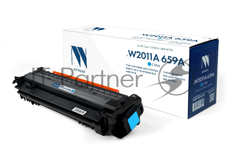Картридж лазерный NVPrint совместимый NV-W2011A 659A Голубой для HP Color LJ M856/MFP M776 (13000k)