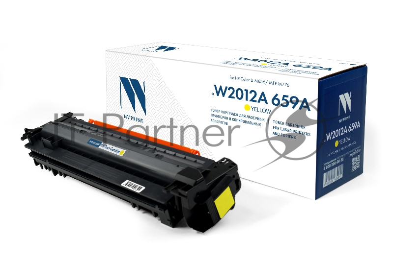 Картридж лазерный NVPrint совместимый NV-W2012A 659A Yellow для HP Color LJ M856/MFP M776 (13000k)